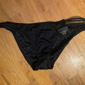 Victoria's Secret Black Swim Bottom NWT, M